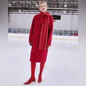 Maringo Small Red Women's Coat